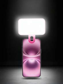 Teckwe Luz portátil para selfies y videoconferencias con clip para cámara de teléfono, luz LED con clip para videoconferencias, 3 modos de iluminación, recargable, portátil, adecuada para computadoras portátiles/teléfonos/tabletas/llamadas de Zoom/maquillaje Capacidad de la batería: 150mAh - Multicolor - Ver 10