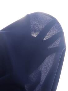 SHEIN 青少年男童素色單排扣短袖紋理休閒襯衫，百搭舒適簡約時尚，適合日常穿著、上學、戶外、海邊度假，夏季海軍藍襯衫海軍藍鈕扣短袖襯衫男童短袖襯衫 - 寶藍色 - 查看 8