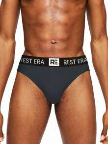 Rest Era 5条装男士字母印花三角裤 - 彩色 - 查看 6
