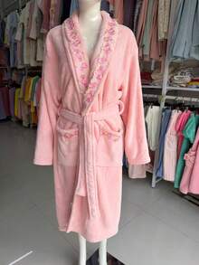 1pc Women's Home Bathrobe Lace Lace Craft Bathrobe Absorbent Soft And Elegant Bathroom Bathrobe Wearable Bath Towel Student Dormitory Bathrobe Suitable For Bathroom, Sauna Sweat Steaming Hotel, Gym, Travel, Gifts, Salon, Sports, Outdoor, Beach, School, Back To School, Travel, Travel Accessories, Home Necessities. Skin Care - Multicolor (L) One Size - View 11