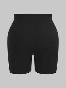 SHEIN EZwear 多色大尺碼純色套裝 2件短袖 + 2件及膝長褲 4件組 - 彩色 - 查看 4