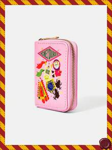 HARRY POTTER X SHEIN 1件裝 糖果青蛙短夾，適合學校與日常使用，拉鍊式女款卡通零錢包 - 多色A - 查看 2