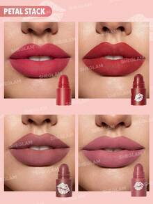SHEGLAM Mega Lip Stacks-Pink-Petal Stack 品牌美妝化妝品 適合女士與女孩 - Petal Stack - 查看 4