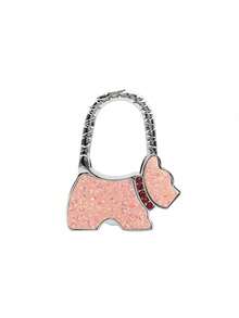 Muroi Mono Cute Dog Shaped Foldable Purse Hanger, Fashionable Metal Table Hook For Handbags, Portable Bag Hanger For Desk, Anti-Slip Purse Hook With Rhinestone, Keep Your Bag Secure And Off The Floor, Multi-Color Leopard Print & Polka Dot Options, Ideal For Office, Restaurant, School, Coffee Shop, Great For Pride Month, Eid Al-Adha, Back To School, Housewarming, Birthday, Valentine's Day Gifts, Unique Accessory For Women & Girls - Multicolor - View 21