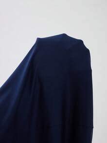 Lazeform 超柔軟蝙蝠袖大尺碼休閒睡衣家居服套裝 女款 - 藏蓝色 - 查看 7