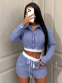 Blue and White