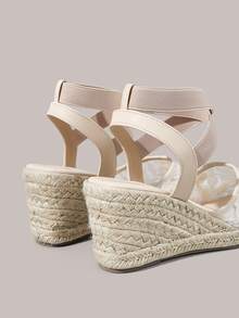 Styleloop Women's Wedge & Platform Shoes, Bohemian, Beach Vacation, Western Wind, Summer Wear, Travel Essentials - Apricot - View 6