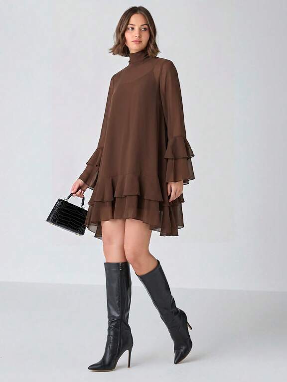 fashion dresses for women Womens Midi Work Long Sleeve Summer Office Dress Casual Button Blouse Dress Slim Fit Spring Clothes Black : Clothing, Shoes & Jewelry Sexy Party Dress Women Summer