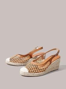 Styleloop Women's Wedge & Platform Shoes, Bohemian, Beach Vacation, Western Wind, Summer Wear, Travel Essentials - Brown - View 2