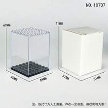 MINKOJA 亚克力展示盒，适用于可动人偶，透明收纳盒，哑光黑底座，防尘保护，适用于收藏人偶、合金模型展示，T13，T13可动人偶，T13可动人偶，人偶 - 彩色 - 查看 6