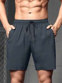 Gym Rark Pantalones cortos deportivos casuales versátiles para hombres con cintura de cordón, para uso diario, viajes y gimnasio - Multicolor - Ver 5