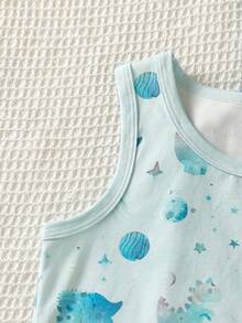 2 Random Sets Basic Undershirt Multi-Piece Set Boys Toddler White Tank Top Plus Boxer Briefs Simpl - Multicolor - View 7
