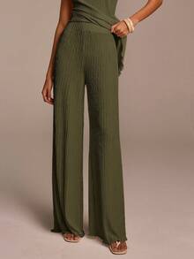 Women Two-Piece Outfits - 軍綠色 - 查看 5