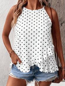 EMERY ROSE New Women's Fashion Print Versatile Vacation Plus Size Tank Top - Multicolor - View 3