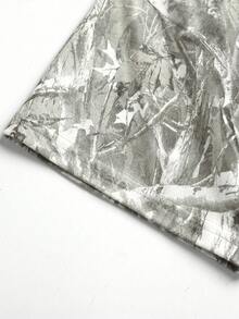 SHEIN 青少年女孩新款時尚優雅素色休閒百搭腰部抓皺T恤，適合日常、學校、海灘、度假及居家穿著 白色夏季 - 彩色 - 查看 4