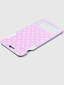 ROMWE Kawaii 1 Tempat Kartu Geser Polkadot Lucu, Tempat Penyimpanan Kartu Identitas dan Kartu Bank, Alat Bantu Penyimpanan - Merah Muda Putih - View 6