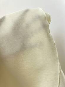 Elamini Sexy Sweet Style Solid Color Waist-Defining Slimming A-Line Cake Dress Spaghetti Strap Dress - Pale Yellow - View 3