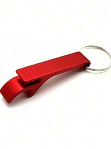 1/16/50/100pcs Portable Beer Bottle Opener Keychain Mini Pocket Aluminum Alloy Beverage Beer Bottle Opener Wedding Party Favor Gifts, For Outdoor, Camping, Gift For Father - Multicolor - View 15