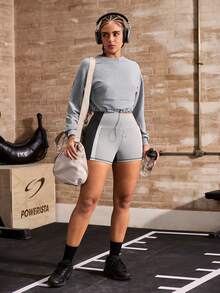 Powerista 女款寬鬆淺灰色套頭長袖運動衫 - 淺灰色 - 查看 6