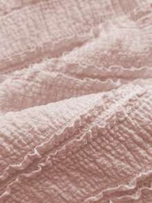 Sunnyshic Women's Layered Ruffle Jacquard Strapless Spaghetti Strap Dress - Dusty Pink - View 4