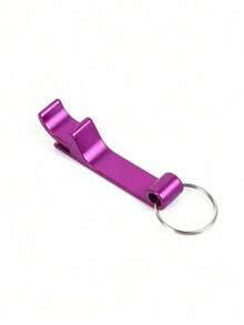 1/16/50/100pcs Portable Beer Bottle Opener Keychain Mini Pocket Aluminum Alloy Beverage Beer Bottle Opener Wedding Party Favor Gifts, For Outdoor, Camping, Gift For Father - Multicolor - View 19