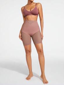 SHAPORA Bawahan Korset Wanita - Dusty Pink - View 5