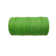 2mm 100M Cuerda de macramé colorida de 2 hebras para manualidades DIY, cuerda retorcida beige para decoración textil del hogar - Multicolor - Ver 7