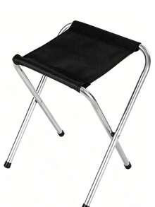1 Pc Outdoor Table, Portable Foldable Dining Table/Folding Stool, Picnic Side Table, Stall Table, Metal Rectangular Table, Easy To Fold And Convenient To Carry - Folding Stool - View 9