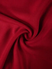 GlowEve 女款仿珍珠裝飾休閒百搭日常出遊襯衫 - 紅色 - View 4