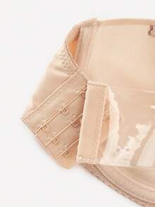 Bralution Women Solid Color Simple Daily Strapless Bra With Underwire - Apricot - View 11
