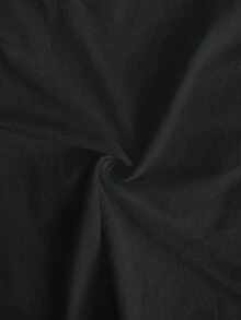 Easowa 女款無袖圓領素色口袋短褲兩件組 - 黑色 - 查看 6