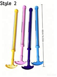 1Pc 32cm Long Multi Nozzle Water Gun With Pull Out Sprayer Super Soaker Water Cannon Summer Fun Water Jet Toy For Outdoor Pool Beach Party Game Multi Color Splash Battle Toy Water Blaster - Multicolor - View 6