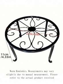 1/3 Pcs Heavy-Duty Rust-Proof Metal Plant Supports, Sturdy Holders For Potted Plants. Suitable For Flower Pots And Metal Garden Containers. Decorative Indoor Home Decor, Space-Saving Storage Rack. - multicolor - View 8