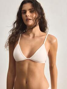 Ocili Mini Cup Seamless Backless U-Neck Bra, Comfortable Women's Underwear - Apricot - View 5