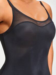 SHAPORA Top de ropa interior moldeadora con control de cintura y abdomen - Negro - Ver 6