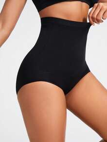 SHAPORA Shaping High Waisted Brief Shapewear Panty Body Shaper Butt Lifter-Tummy Waist Control - Black - View 5