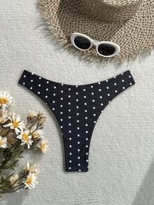 Swim Mod Summer Beach Swimwear Sexy Tight Basic Women's Halloween Store Celebration Solid Color Ruffled Bikin - Black - View 2