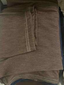 SHEIN Unity Jeans elásticos de corte skinny, ajuste relajado y desgastado, talla grande, informal - Café integral - Ver 7