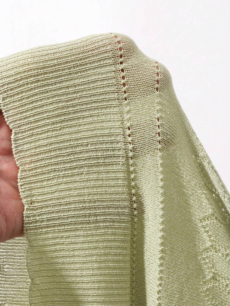 Patchwork Contrast Color Loose Short Sleeve Casual Vacation Summer Women's Knit Top