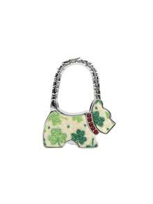 Muroi Mono Cute Dog Shaped Foldable Purse Hanger, Fashionable Metal Table Hook For Handbags, Portable Bag Hanger For Desk, Anti-Slip Purse Hook With Rhinestone, Keep Your Bag Secure And Off The Floor, Multi-Color Leopard Print & Polka Dot Options, Ideal For Office, Restaurant, School, Coffee Shop, Great For Pride Month, Eid Al-Adha, Back To School, Housewarming, Birthday, Valentine's Day Gifts, Unique Accessory For Women & Girls - Multicolor - View 12