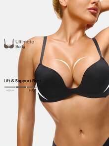SHAPORA Wireless Seamless Comfortable Women's Bra - Multicolor - View 1