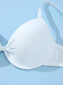DesireSculpt Women's Underwire Casual Comfortable Push-Up Bra 2pcs Set - Multicolor - View 5