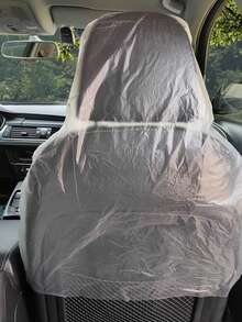 5/10PCS, Disposable Car Seat Cover, Transparent Dustproof Seat Cover, Waterproof And Stain Resistant, Universal Protective Film, Suitable For Various Car Seats Such As Cars And Trucks, Lightweight And Foldable, Tear Resistant - Multicolor - View 1