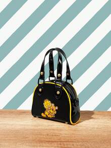 GARFIELD | SHEIN Bolso de mano de mujer con estampado de gato lindo y de moda - Garfield-2 - Ver 2