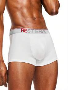 Rest Era 3条装男士字母松紧腰三角裤 - 彩色 - 查看 5