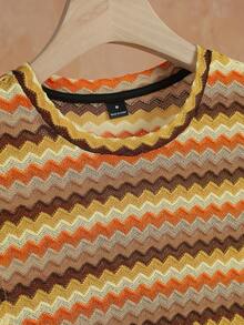 VENTUSAIL Men's Striped Crew Neck Casual Knit Tank Top, Versatile And Fashionable - Multicolor - View 5