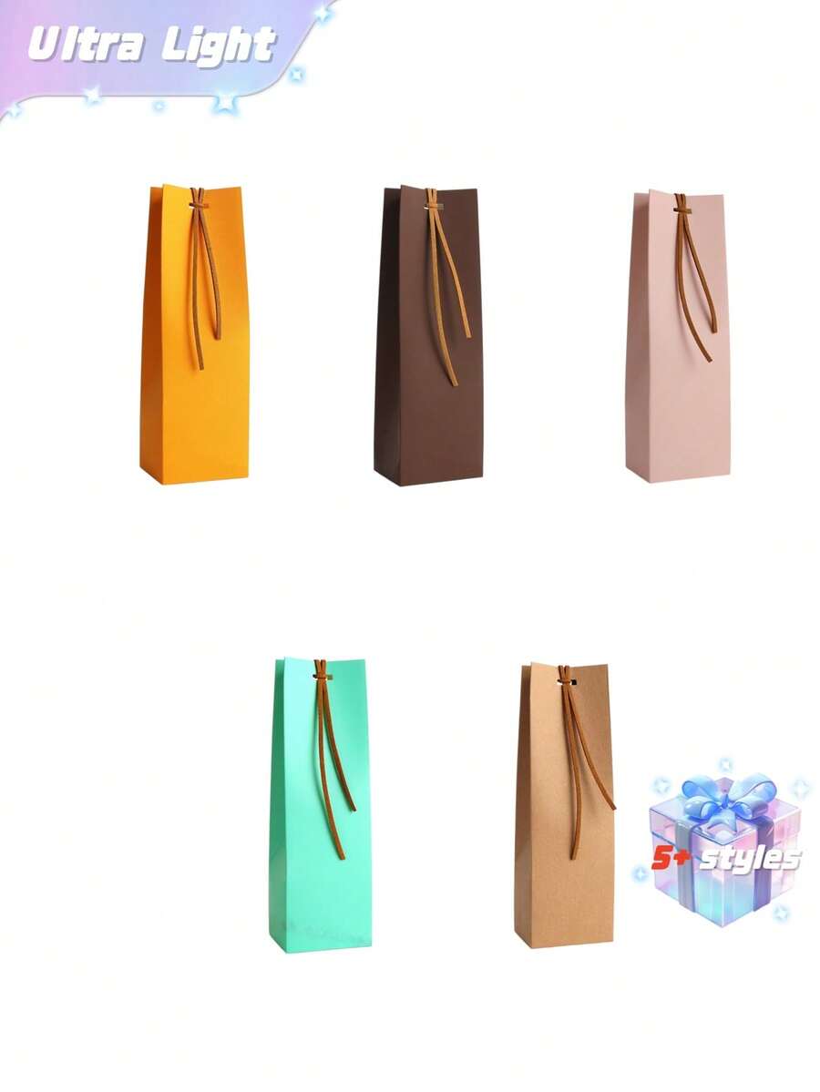 10pcs/30pcs Kraft Paper Gift Bag Party Candy Gift Mini Boxes Birth Favors Party Gift Wedding Cookie Candy Bags Festival Favor Box - View 1