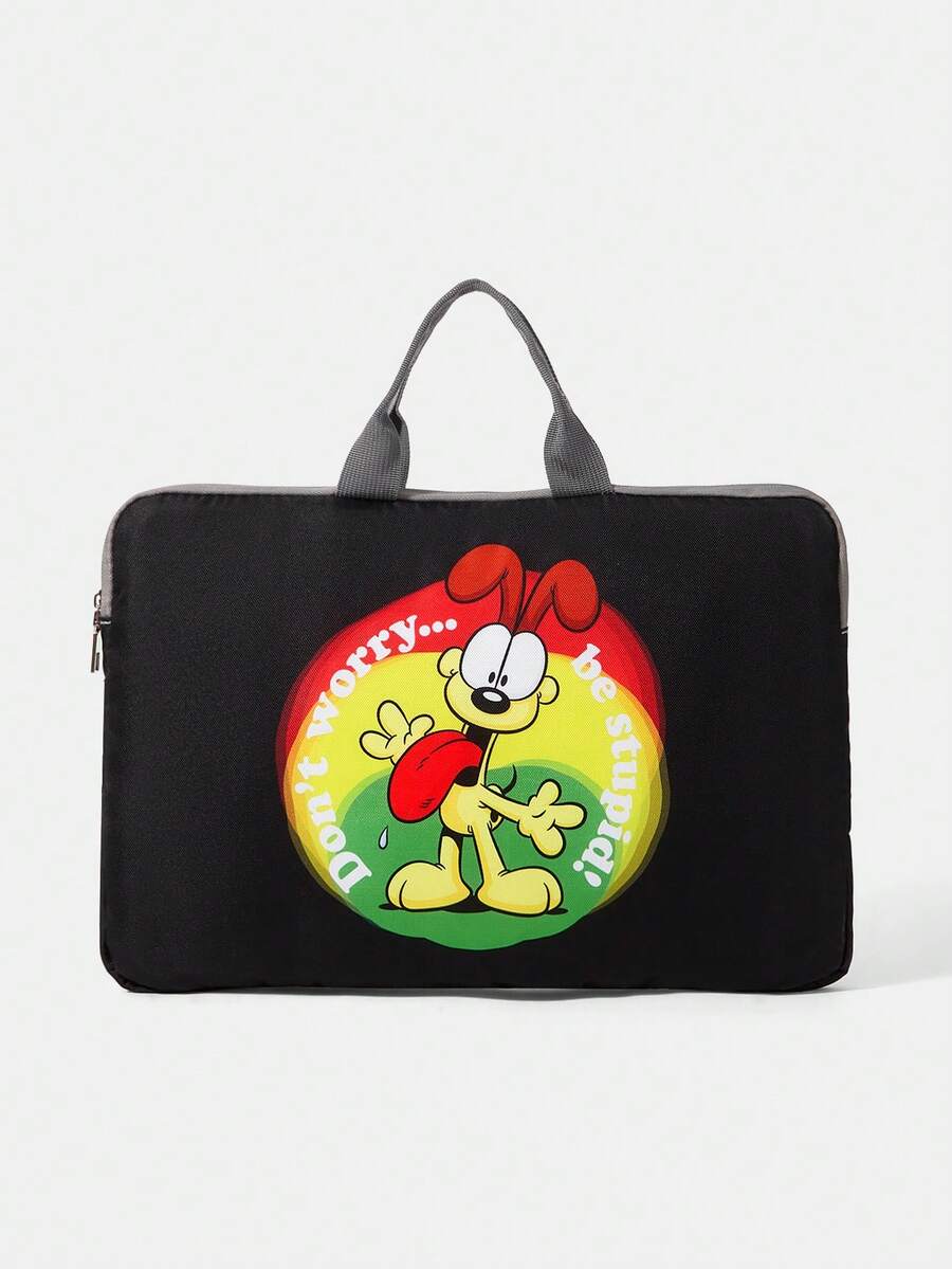 GARFIELD | SHEIN Laptop Protective Case, Suitable For 14 Inch Laptop Briefcase, With Padded Laptop Bag - dog - View 1