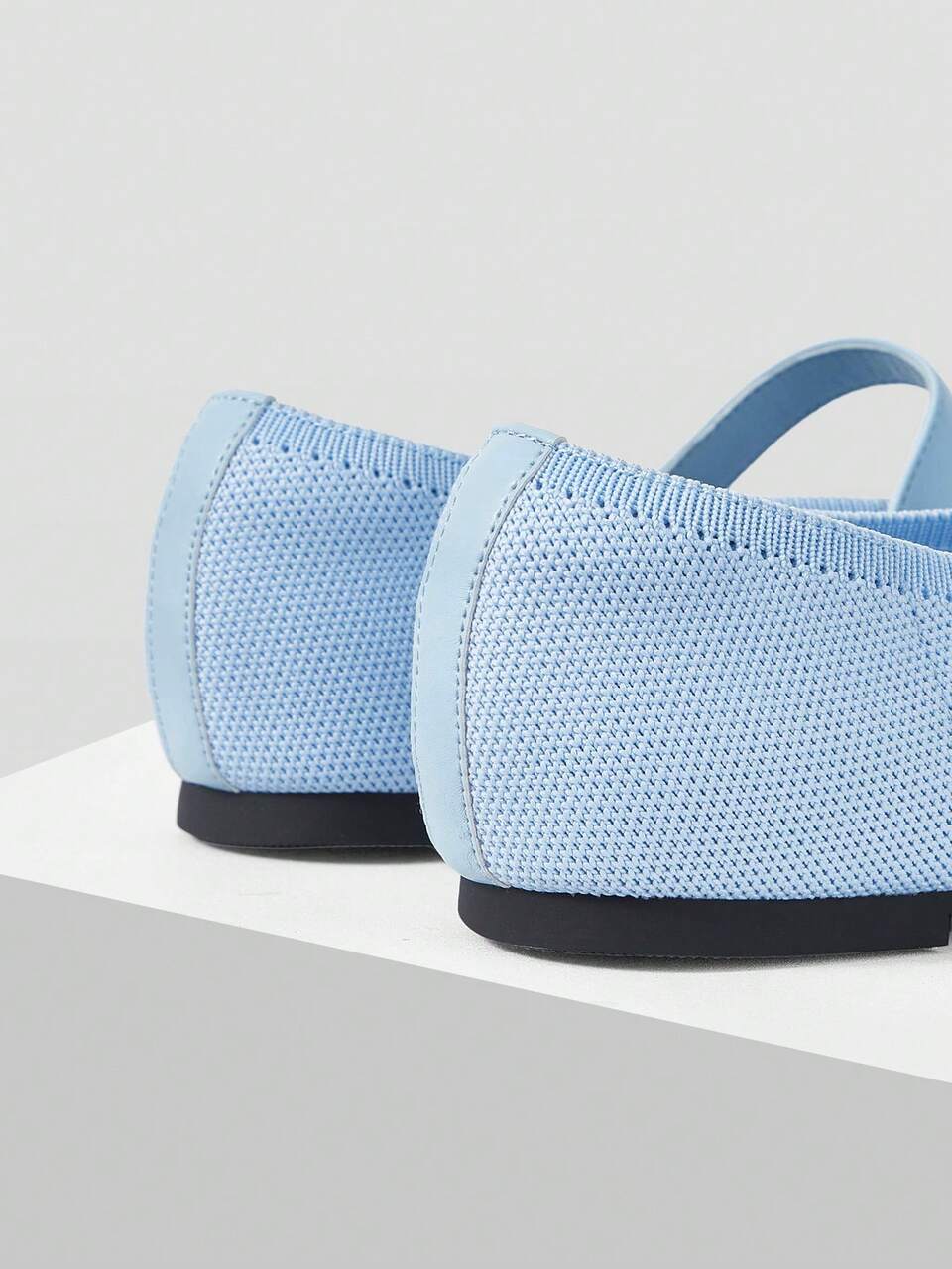 PU LEATHER BUCKLE MARY JANE FLAT SHOES FOR CHRISTMAS SPRING SHOES