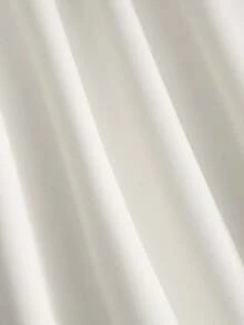 GlowEve 法式設計珍珠領優雅洋裝，女款夏季米白色無袖A字裙，時尚婚禮賓客、通勤、畢業、生日洋裝 - 白色 - 查看 5
